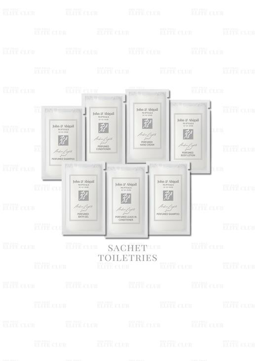 CUSTOM TOILETRIES IN SACHET